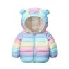 Winter New Children's Cotton-padded Jacket Plus Velvet Thickened Baby Hooded Jacket