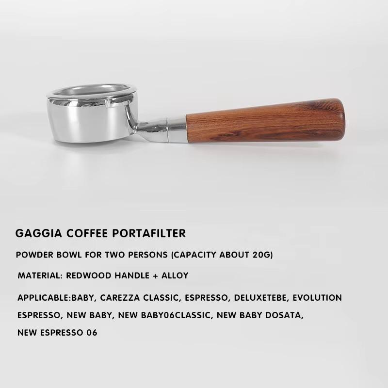 Gaggia 58mm Bottomless Portafilter For Gaggia Classic Replacement Filter Basket Naked Filter Holder Coffee Machine Accessories