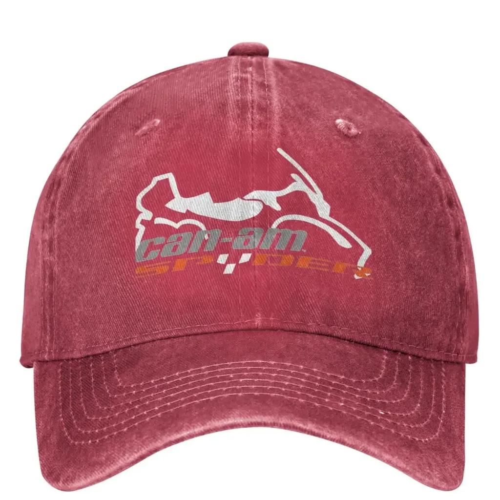 C-Can-Am Motorrad Lässige Baseballkappe Kanadische Trucker-Mütze Wander-Angel-Hip-Hop-Hüte Unisex-Jugendliche Street Style Baseballkappen