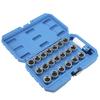 21Pcs Set Wheel Locking Lug Nut Key Set Remover Installation AntiTheft Kit Fit for Mini Series E12 E21 E23