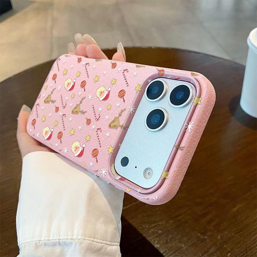 Ins Cartoon Christmas Style Rope Case For Iphone 17 16 15 14 13 12 11 Pro Max 17 Air 16 15 Plus 17 Pro Max Phone Cover