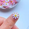 50Pcs New 11mm Cute Mini Chrysanthemum Flat Back Resin Cabochons Scrapbooking DIY Jewelry Craft Decoration Accessorie