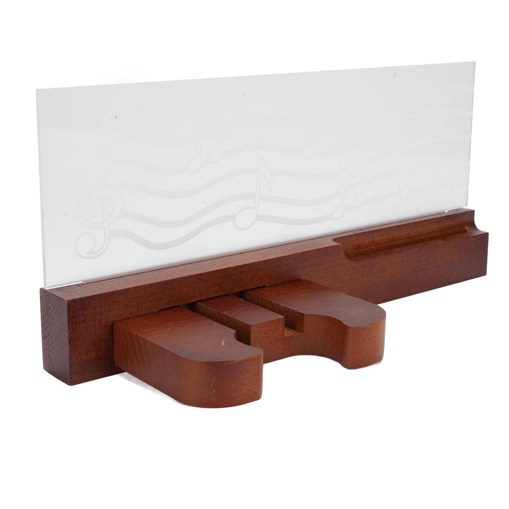 Light Up Guitar Stand Wall Mount Solid Wood Guitar Hanger with Pick Holder for Acoustic Electric