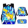 (05) 3PCS Kids School Bag Lunch Bag Pencil Case