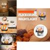 Ghost Campfire Flickering Nightlight Modern Minimalist Halloween Decor For Spooky Atmosphere