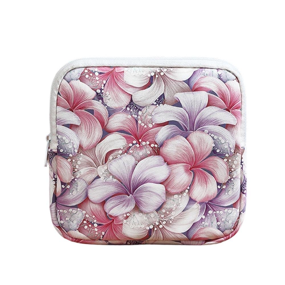 Creative Zipper Pouch Sanitary Pads Bag Large Capacity Multipurpose Cosmetic Bag Coin Purse Travel