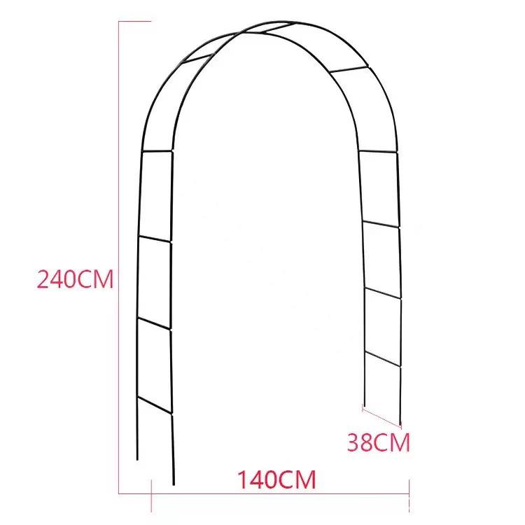 Iron Arch Climbing Frame for Wedding Garden or Courtyard Decor