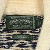 POLO COUNTRY RALPH LAUREN 90s Wool Old Hand Knit Nordic Pattern Long sleeve sweater Men's Used