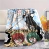 1PC Assassination Classroom Print Flannel Blanket, High quality All Seasons, Home Decor, Warmth and Comfort, Perfect for Christmas Gifts