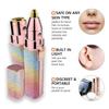 2 IN 1 Body Facial Lip Eyebrow Electric Epilator Trimmer For Women Mini Painless Razor Shaver USB Charging Facial Hair Removal