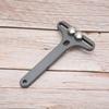 Watch Opener Two Feet T shape Watch Back Case Opener Watch Repairing Tool(Silver Gray Flat Head )