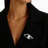 Kristallen Hanger Duivels Oog Broche Speld Uitgesneden Banket Kleding Speld Strass Oog Broches Cadeaus