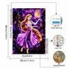 Full Round Diamond Painting Beautiful Princess Art Rhinestone Picture Mosaic DIY 5D Cross Stitch Embroidery Home Decoration