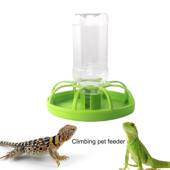 Drinking Fountain Easy to Clean Detachable Smooth Edges Wear-resistant Space Saving Feed Water Convenient Reptile Water Drinker Dispenser for