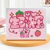 Kuromi Cartoon Diamond Painting Kit: Peace & Joy DIY Gift for Students and Kids.