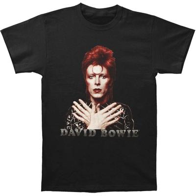 Men's David Bowie Ziggy 1973 Slim Fit T-shirt Small Black