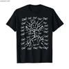 Ahi Ahi Ahi Personaggio Stick Figure Umorismo Consapevolezza Dolore Cronico Maglietta Per Uomini Donne 100% Cotone Magliette a Maniche Corte 04202