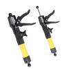 2 Set Cabinet Jack Alloy Steel 30 To 59cm Adjustable Support Rod with Base 40kg Bearing Yellow