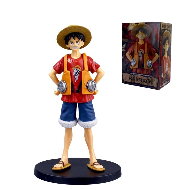 

2022 Dxf Красные Фигурки Ван Пис Монки Д. Луффи Ророноа Зоро Санджи и Усопп 18 см ПВХ Коллекционные фигурки Luffy