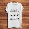 Cat MeowPandaRabbitPug DogSlothUnicornElephantYoga Asana Funny TShirtShort Sleeve Casual TeeUnisex Streetwear TShirt
