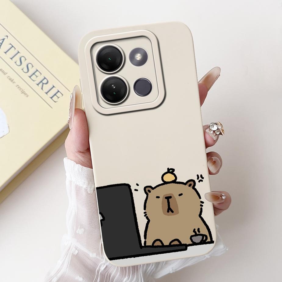 For Infinix Smart 7 HD Case X6516 Cute Funny Cartoon Cover Shockproof Phone Case For Infinix Smart 7 Plus Smart7 X6515 Soft Bags
