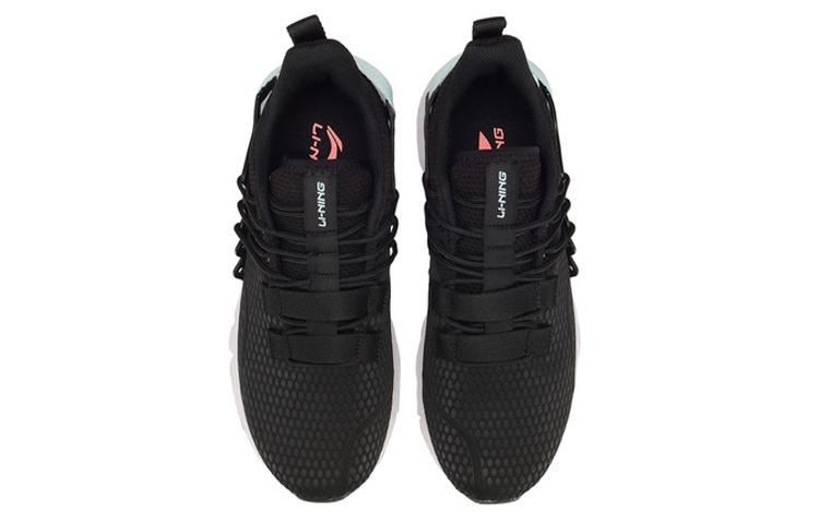 Li Ning Breathable Low top Casual Shoes Women's Standard Black AGLQ006-1