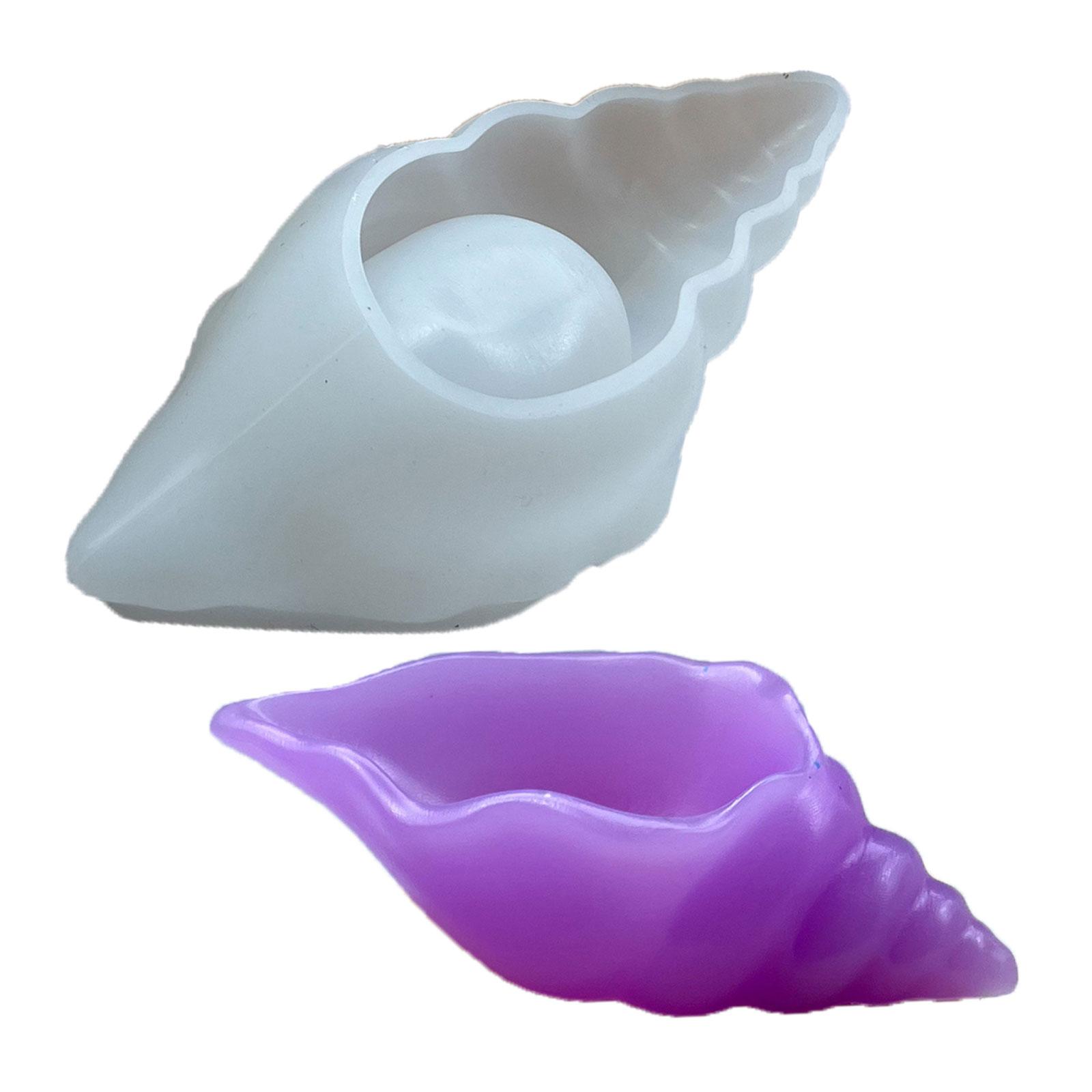 

Silicone Mould for Storage Box Seashells Snail Jewelry Box Resin Mold Beautiful Trinket Holder Epoxy Mold Home Ornament L