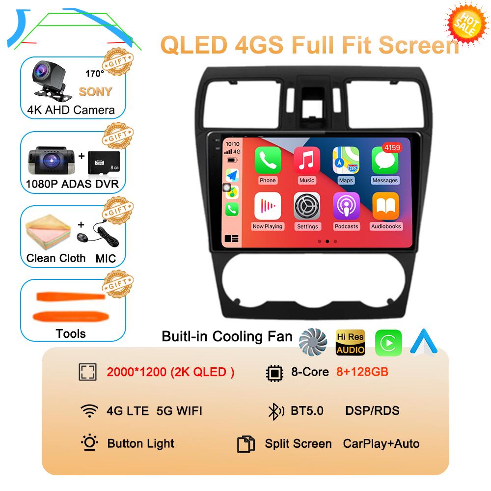 Android 14 Car Stereo Radio For Subaru Forester 4 SJ XV 2012-2015 4G Multimedia Video Player Navigation GPS Carplay 360 Camera
