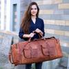30'' Zoll große Echtleder-Reisetasche, große Leder-Reisetasche für Männer und Frauen, Weihnachtsgeschenk, Vintage-Leder-Reisetasche