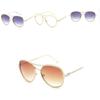 Occhiali da Sole Quadrati Oversize da Donna Glamour con Lussuoso Design della Montatura Bling