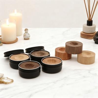 Holz Ätherisches Öl Diffusor mit Box Kleiner Passiver Aromatherapie Diffusor Tragbarer Lufterfrischer für Auto Wohnzimmer Büro