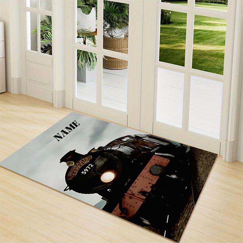 Custom Name Wizard's Ancient Wisdom Carpet Rug Customizable Soft Washable Anti-Slip Home Living Room Sofa Mats Personalized Rug. 090961