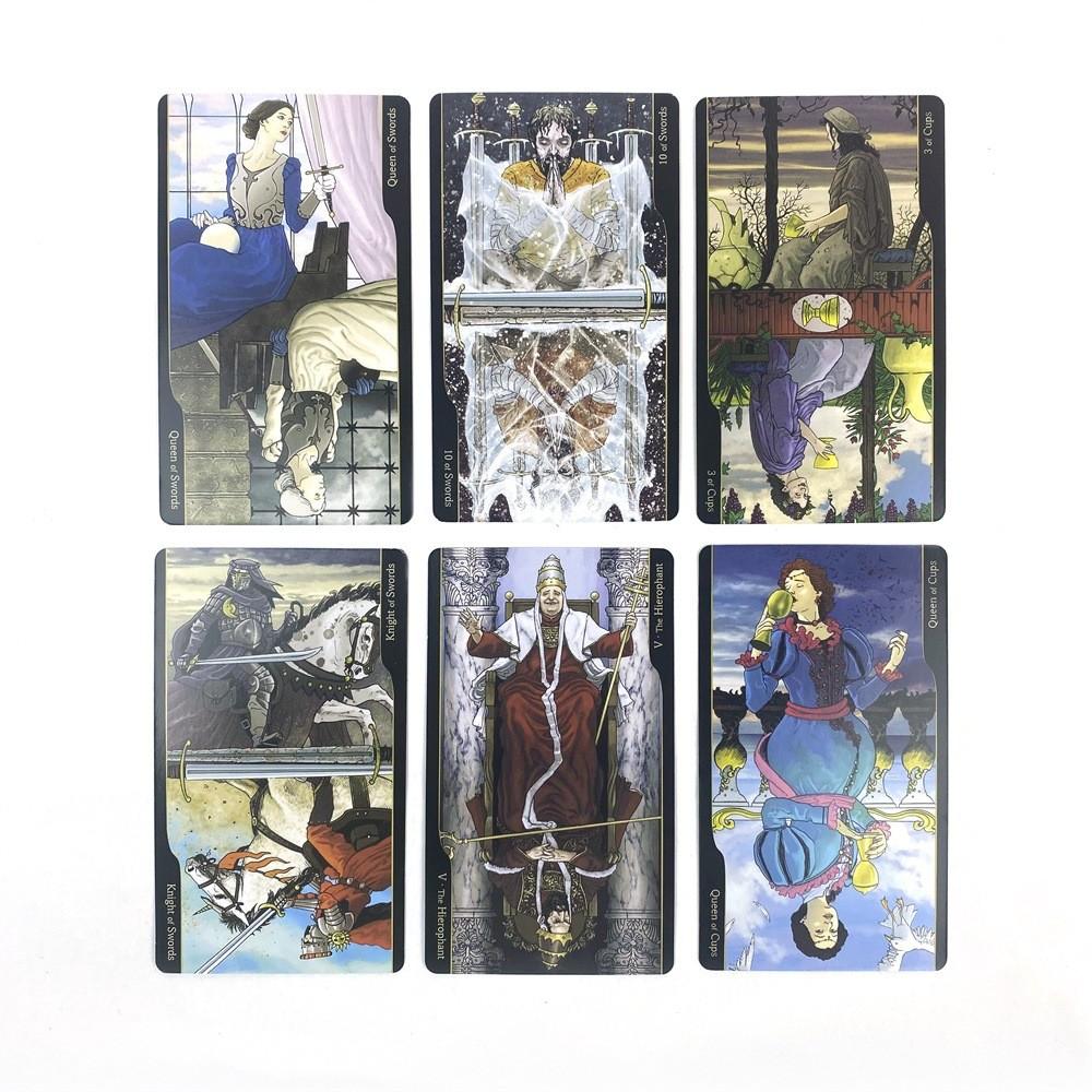 Oppositions Tarot Cards Deck With Laser Paper For Fantasy And Divination