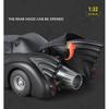 1/32 Batmobile Bat 1989 Alloy Car Model Sound and Light Pull Back Children's Toy Collectibles Birthday Gift