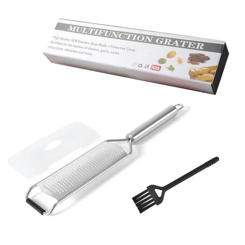 Stainless Steel Cheese Grater Multifunction Cheese Lemon Garlic Graters Chopper Tool Kitchen Gadgets Dessert Baking Accessories