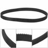 384-3M-12 Rubber Driving Belt Accessory for Small E Bike Electric Scooter Motor Black