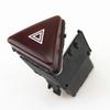 Red Hazard Alarm Emergency Double Flash Light Switch Button For VW Rabbit Golf 5 GTI Jetta MK5 18G 953 509 1K0 953 509 A