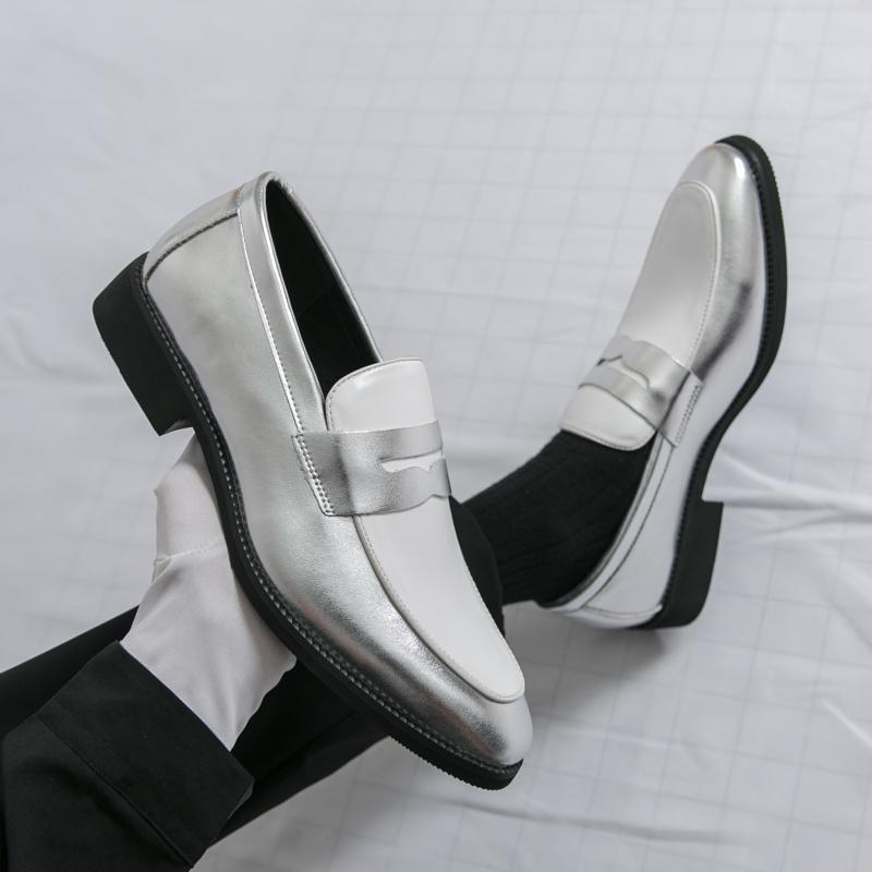 Casual Men's Leather Shoes Daily Comfort Classic Design Style Leisure Party Nightclub Hair Stylist Plus Size-46 Loafers Hot