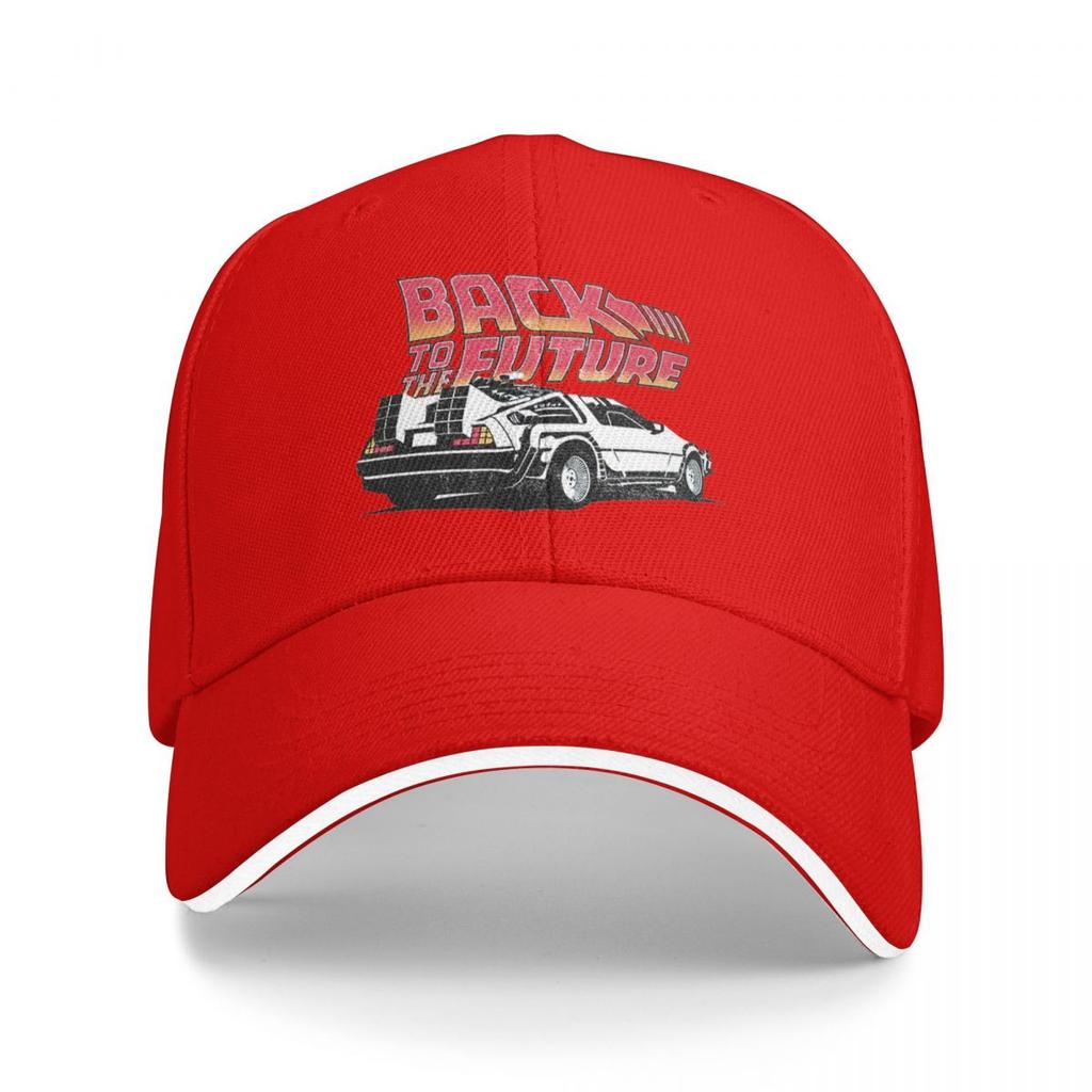 Back To The Future Movie Logo Baseball Caps Snapback Baseball Hats Breathable Casual Casquette Outdoor Unisex