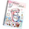 Blank Recipe Book,100 Sheets Family Recipe Book | Empty Cookbook Handwritten Cooking Planner for Recording Baking