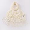 Imitation Cashmere Tassel Scarf - Chinese Red, Ideal for Autumn/Winter Celebrations, Company Events, and Parties with Custom Printed Logo