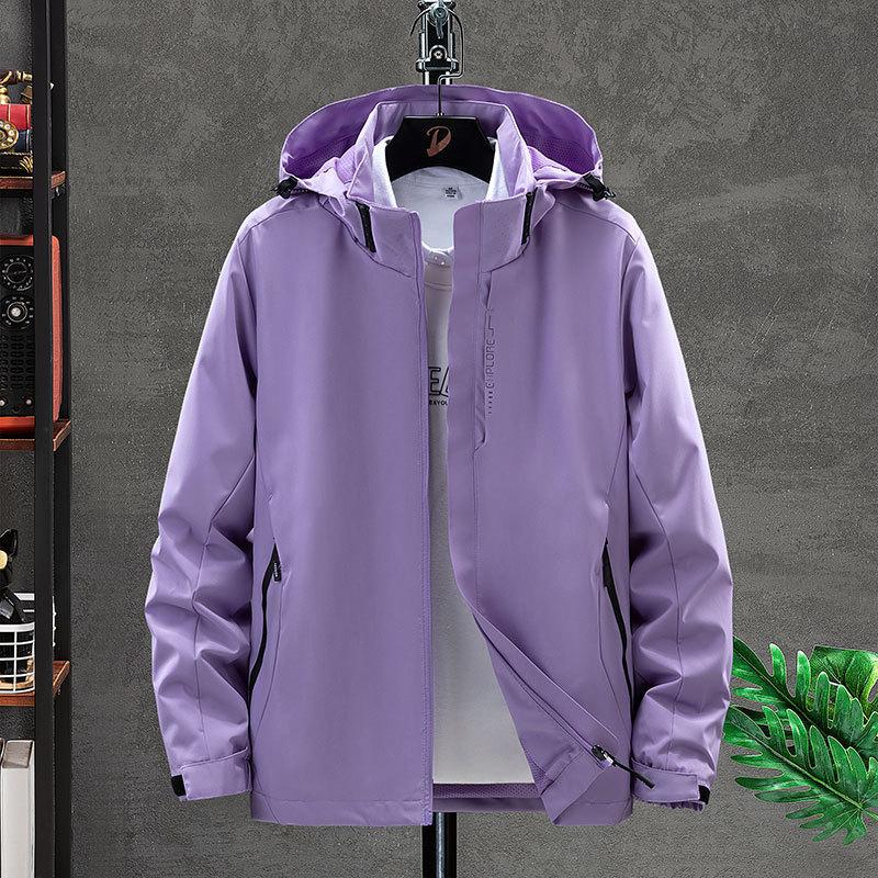 Outdoor Lightweight Jacket New Women's Hiking Jacket Men's Spring and Autumn Coat Men's Single Jacket Couple's Simple Fashion Jacket