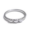 Yhpup 6789# New 316L Stainless Steel Metal Heart Love Casting Ring for Women 18K PVD Plated Unique Romantic Jewelry Wholesale