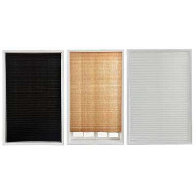 Non-Woven Pleated Window Shades Self-Adhesive Pleated Blinds Folding Curtains For Kitchen Balcony Shades Home Decoration