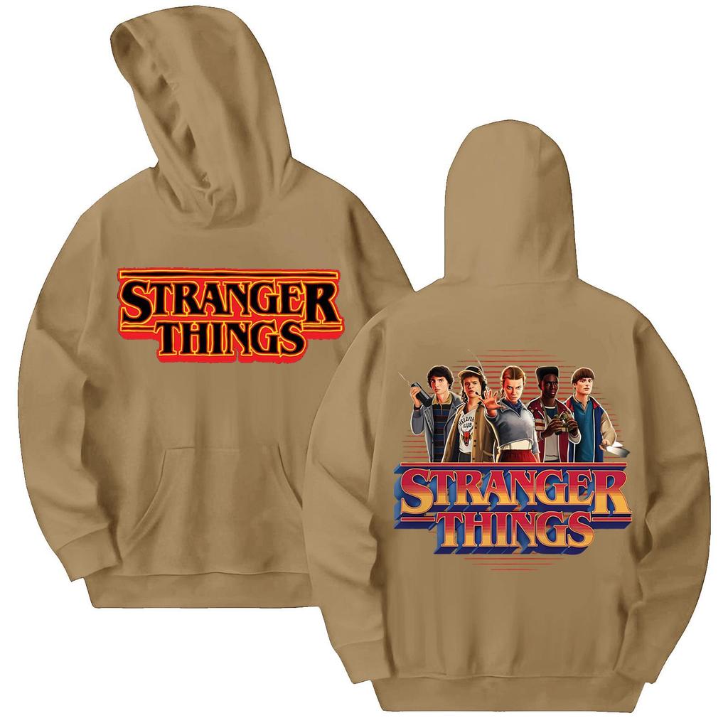 Dámská módní ležérní mikina s kapucí, dlouhým rukávem a potiskem