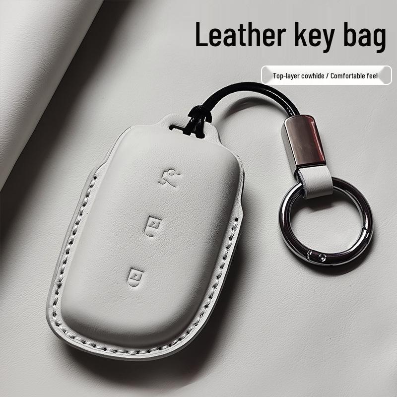 Genuine Leather Key Case for Lynk & Co Z10/Z20 Ultra/Z900 - High-Grade Men's Cross-Border Shell Bag