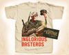 Inglourious Basterds T-SHIRT Filmplakat Vintage Natur-Tee Größen S bis 5XL