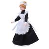 1:12 Dollhouse Maid Doll High Simulation Movable Handcrafted DIY Mini Ceramic Doll Model for