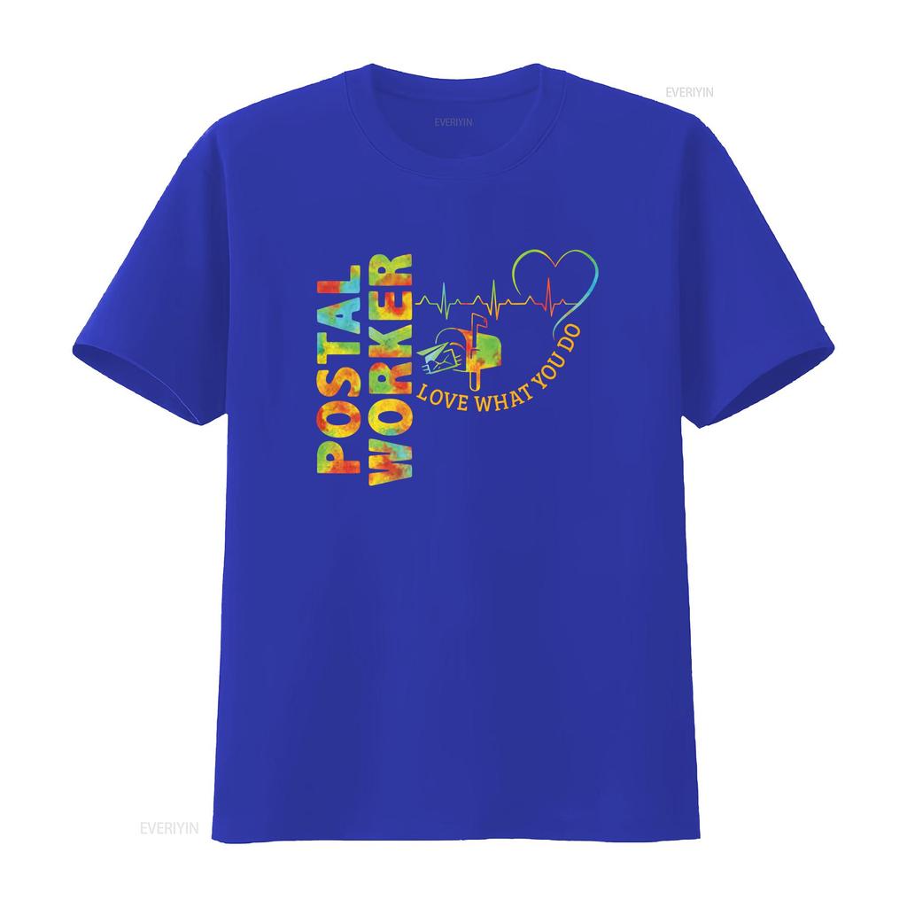 Postal Worker T Shirt Vintage Washed Stylish Breathable Fashion Versatile Graphic Unisex Soft Slightly Designer Clothes