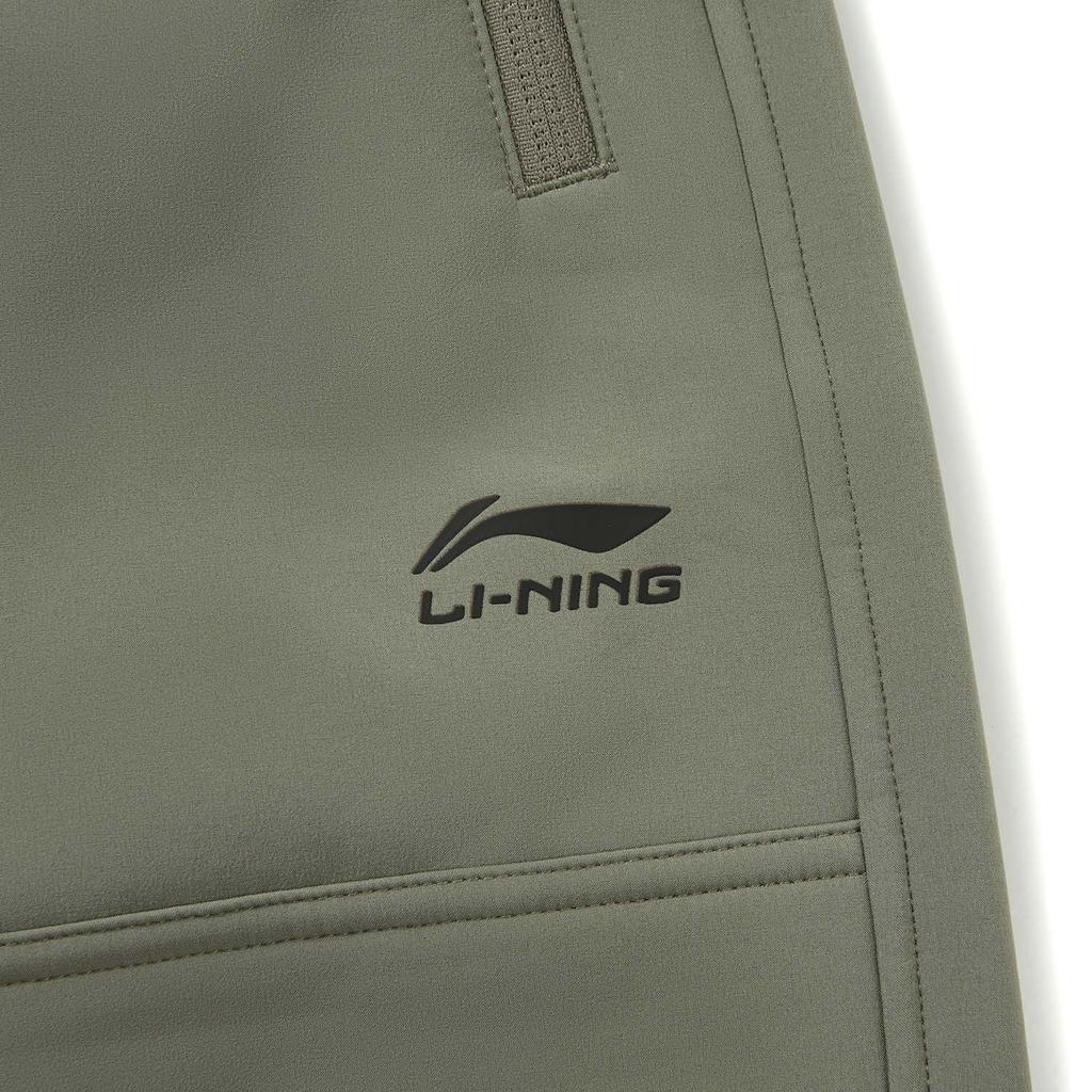 Li Ning Comfortable Versatile Fashionable Casual Fleece Soft Simple Sports Long Pants Men bottoms AYKVC51-2